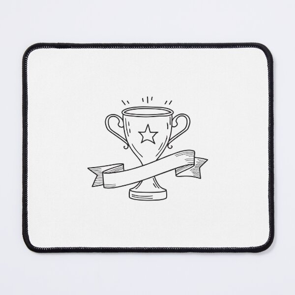 Item preview, Trophy Beside Bent Award Ribbon designed and sold by rasagamastore.