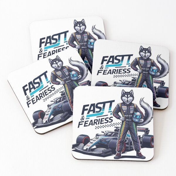 Item preview, Fast & Fearless Husky Racer-Formula Racing Dog Street Style  designed and sold by carestazafeli.