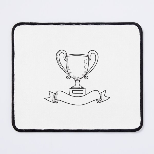 Item preview, Trophy Next to Curved Award Ribbon designed and sold by rasagamastore.