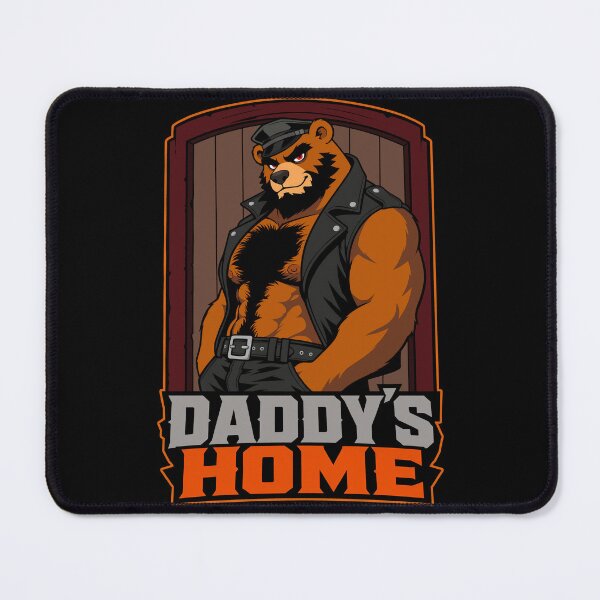 Item preview, Big Daddy's Home Hairy Bara Bear designed and sold by BlueBullBazaar.