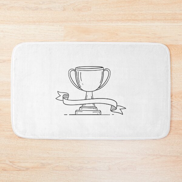 Item preview, Trophy Beside Curved Ribbon Display designed and sold by rasagamastore.