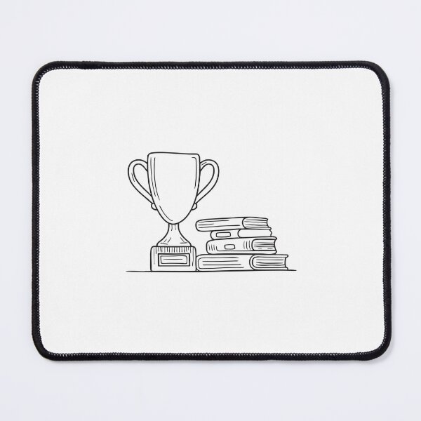 Item preview, Trophy Resting Beside Book Collection designed and sold by rasagamastore.