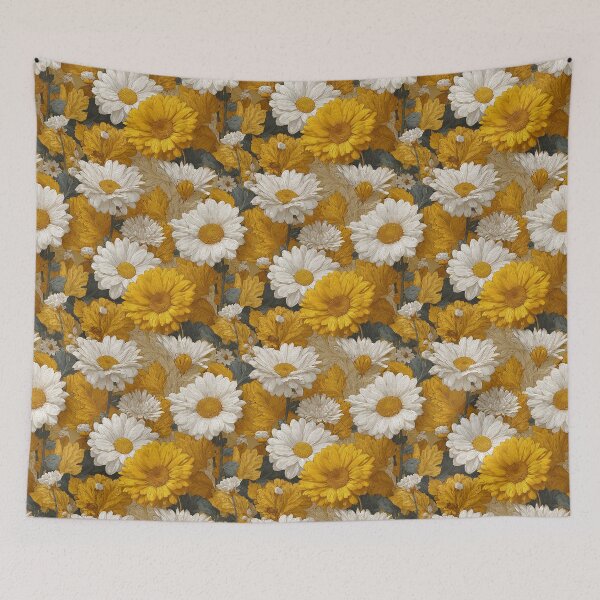 Item preview, Artistic Daisy Flower - Hawaiian Flower Pattern   - Birthday Gift For Wife designed and sold by RoyalStarsPatts.
