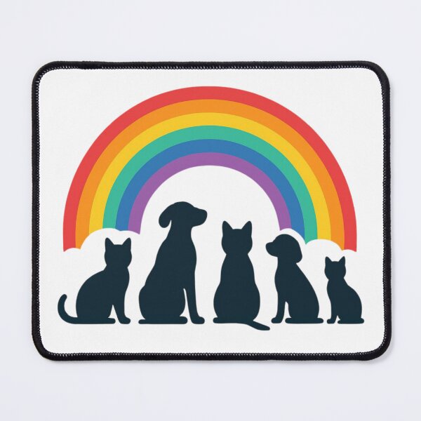 Item preview, Pet Heaven Rainbow Cat Dog designed and sold by MoonMonkeyNbear.