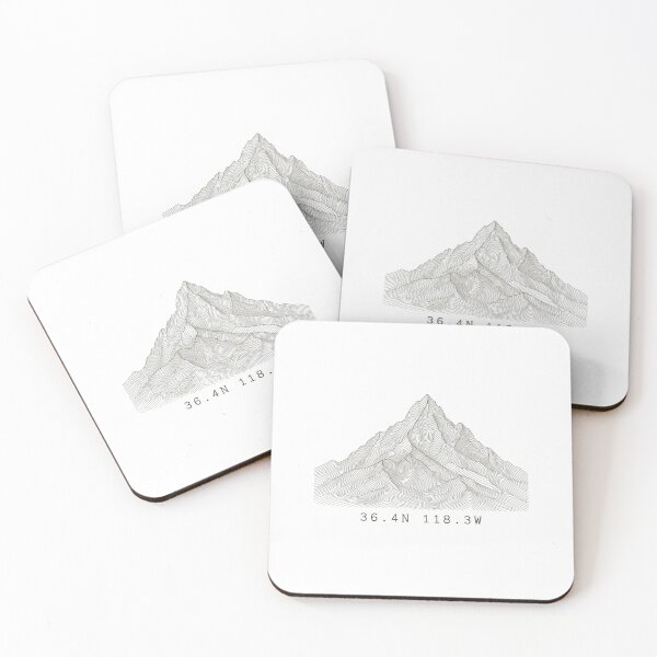Item preview, Topographic Mountain Minimal Line Art Gorpcore Hiking Poster Sticker Hiker Gift designed and sold by sharifex.