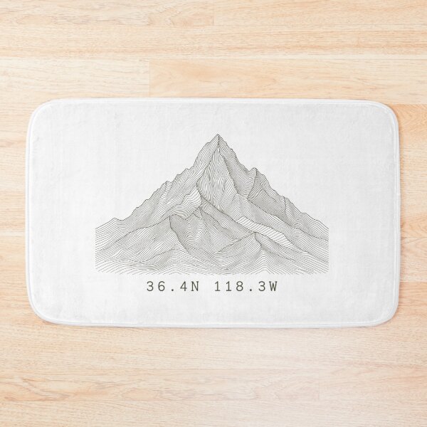 Item preview, Topographic Mountain Minimal Line Art Gorpcore Hiking Poster Sticker Hiker Gift designed and sold by sharifex.