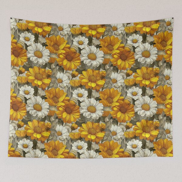 Item preview, Beautiful Daisy Print  - Flower Garden Pattern   - Birthday Gift Ideas designed and sold by RoyalStarsPatts.