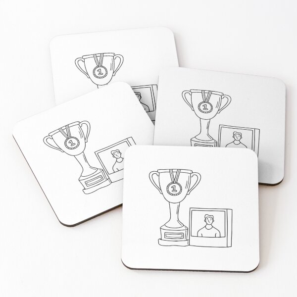 Item preview, A trophy near a photo frame with medal designed and sold by rasagamastore.