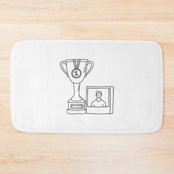 Item preview, A trophy near a photo frame with medal designed and sold by rasagamastore.
