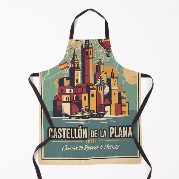 Item preview, Castellon de la Plana Spain 1950s Vintage Travel Tourism designed and sold by TravelersGems.