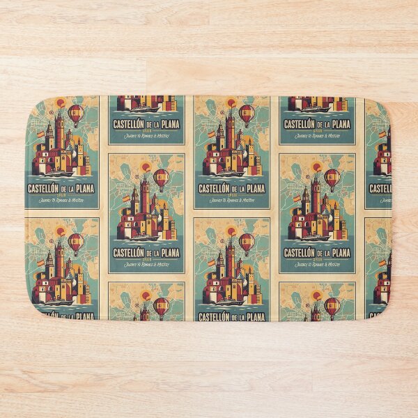Item preview, Castellon de la Plana Spain 1950s Vintage Travel Tourism designed and sold by TravelersGems.
