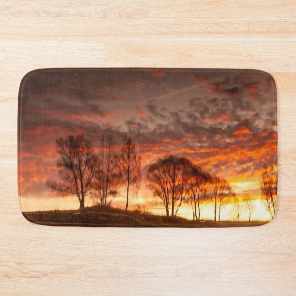 Item preview, Fiery Sunset Water Reflection Abstract Landscape designed and sold by MariaAbaza.