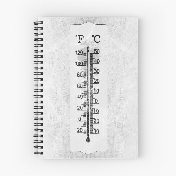Item preview, Meteorological Dual Scale Thermometer Fahrenheit Celsius Dark designed and sold by Ghoul Enterprises.