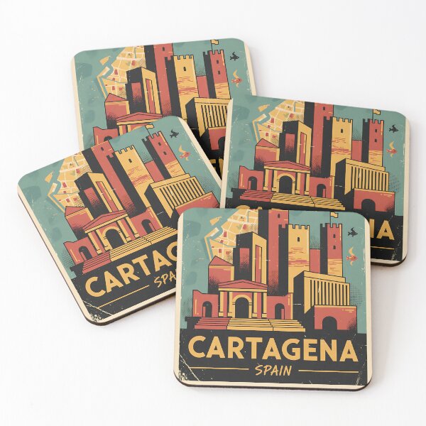 Item preview, Cartagena Spain 1950s Vintage Travel Tourism designed and sold by TravelersGems.