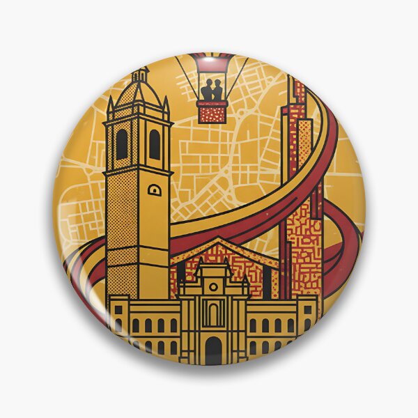 Item preview, Alcorcon Spain 1950s Vintage Travel Tourism designed and sold by TravelersGems.