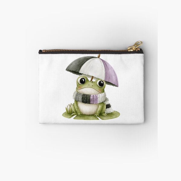 Item preview, Cute Ace Pride Frog Under Umbrella designed and sold by VikArt7.
