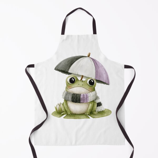 Item preview, Cute Ace Pride Frog Under Umbrella designed and sold by VikArt7.