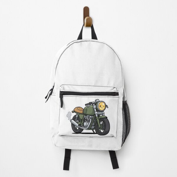Item preview, Cute Vintage Motorcycle Cafe Racer Kawaii Retro Bike designed and sold by how-is-design.