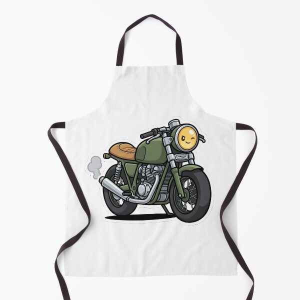 Item preview, Cute Vintage Motorcycle Cafe Racer Kawaii Retro Bike designed and sold by how-is-design.
