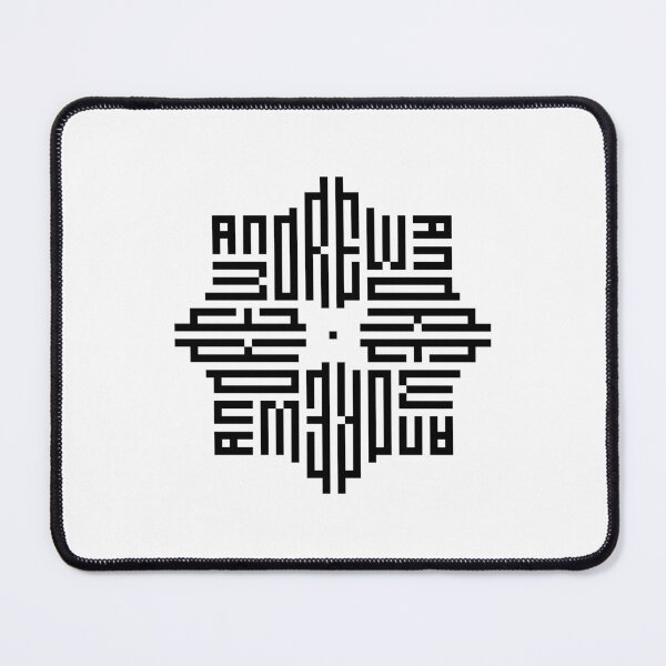 Item preview, ANDREW | Black | Modern Geometric Kufi Calligraphy | From Name to Art designed and sold by FOR YOUR NAME.