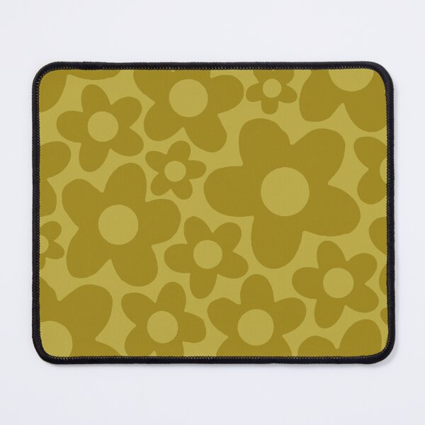 Item preview, Retro Groovy Flower Pattern | Warm Green Daisy Floral Print | Boho Scandinavian 70s Aesthetic designed and sold by SIR13.