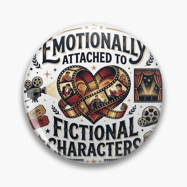 Item preview, Emotionally Attached to Fictional Characters designed and sold by khalidnasr.