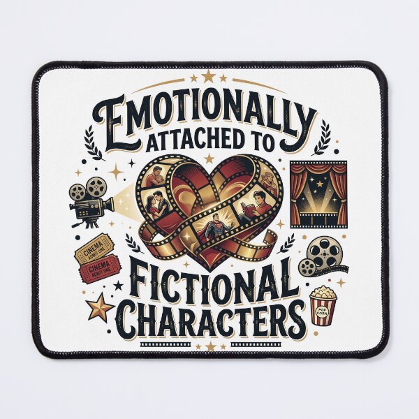 Item preview, Emotionally Attached to Fictional Characters designed and sold by khalidnasr.