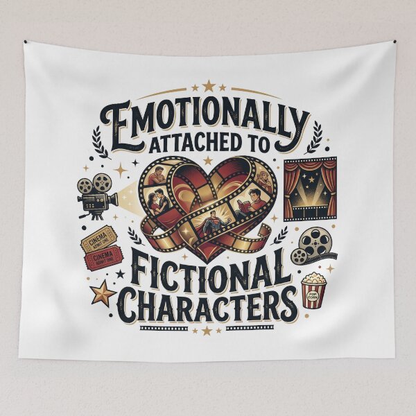 Item preview, Emotionally Attached to Fictional Characters designed and sold by khalidnasr.