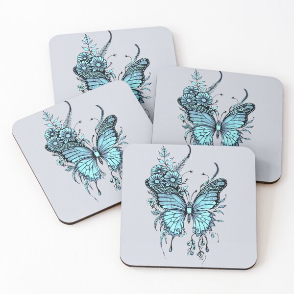 Item preview, The Winterberry Meadow Butterfly - Frequencies of the Flora No. 5 designed and sold by Bloom Theory.