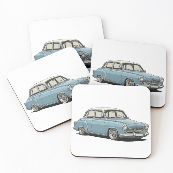 Item preview, Classic Wartburg 312 Lowered – Vintage East German Sedan Retro Automotive Design designed and sold by ArcticFoxStudio.