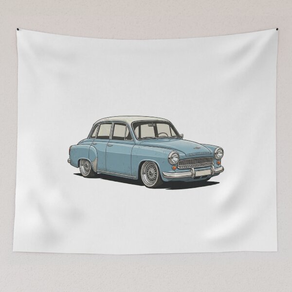 Item preview, Classic Wartburg 312 Lowered – Vintage East German Sedan Retro Automotive Design designed and sold by ArcticFoxStudio.