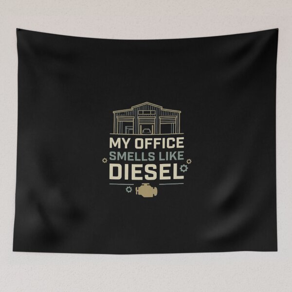 Item preview, My Office Smells Like Diesel Mechanic Shirt Tee Dad Gift designed and sold by Serigraphy.