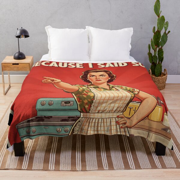 Item preview, Because I said So Vintage Retro Mom Joke designed and sold by Retro-Anime9.
