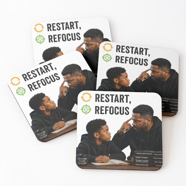 Item preview, Reset, restart, refocus (1) designed and sold by EminenceApparel.