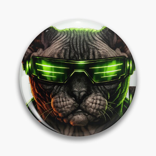 Item preview, Neurofunk Sphynx Cat designed and sold by  ZenRave Designs.