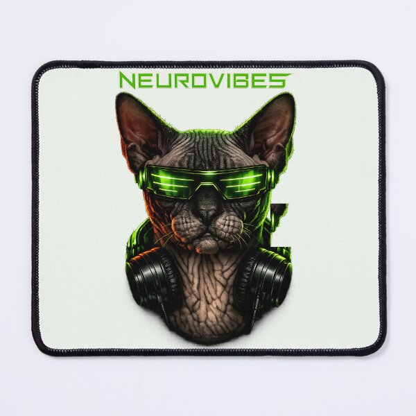 Item preview, Neurofunk Sphynx Cat designed and sold by  ZenRave Designs.