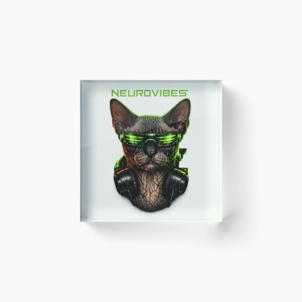 Item preview, Neurofunk Sphynx Cat designed and sold by  ZenRave Designs.
