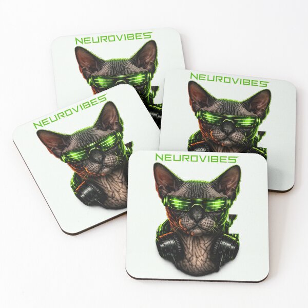 Item preview, Neurofunk Sphynx Cat designed and sold by  ZenRave Designs.