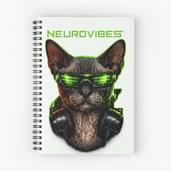 Item preview, Neurofunk Sphynx Cat designed and sold by  ZenRave Designs.