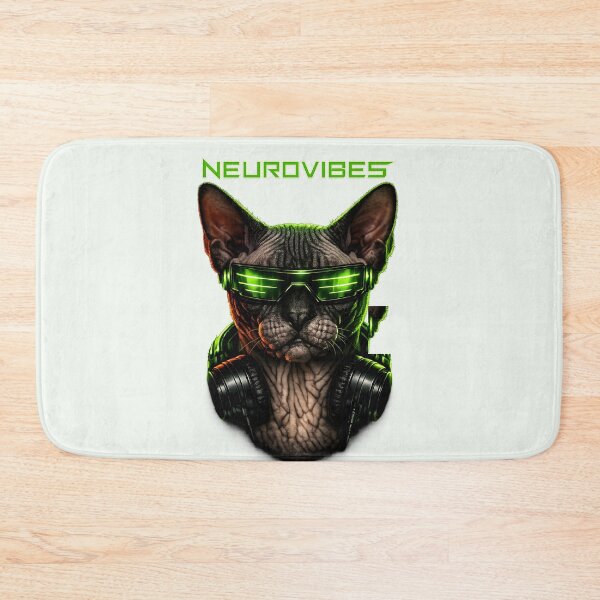 Item preview, Neurofunk Sphynx Cat designed and sold by  ZenRave Designs.