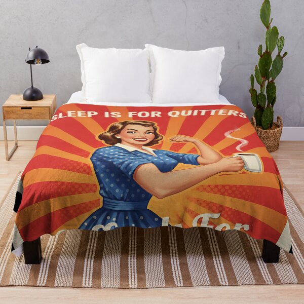 Item preview, Sleep is for quitters, Coffee is for Champions Vintage Retro Mom Joke designed and sold by Retro-Anime9.