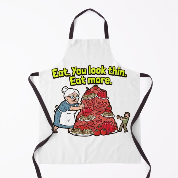 Item preview, Eat You Look Thin Funny Jewish Grandmother Humor designed and sold by RawInkCo.