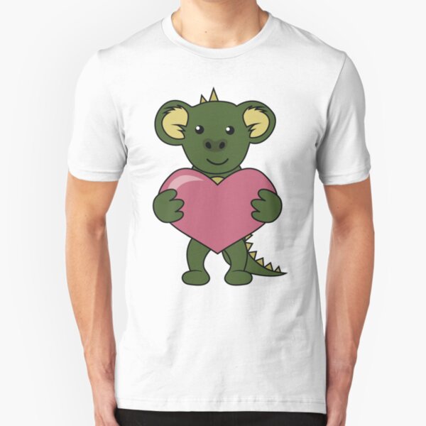 Monstapals Love Heart Slim Fit T-Shirt