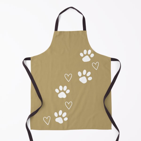 Item preview, White Paw Prints Hearts designed and sold by Corvoria.