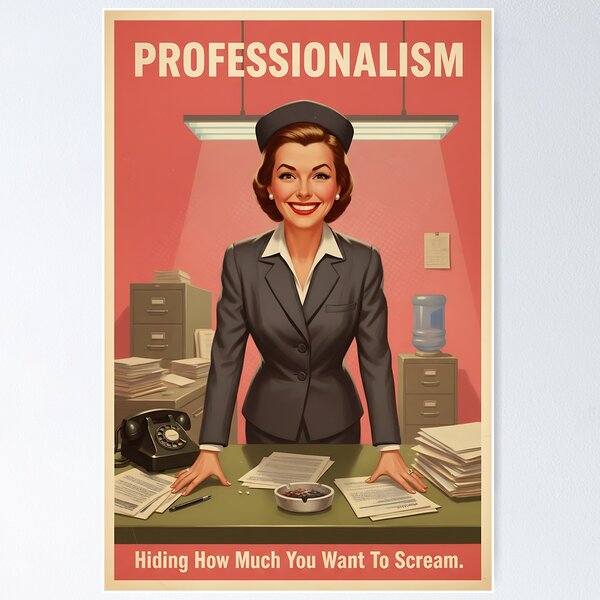 Item preview, The meaning of professionalism Vintage Retro Mom Joke designed and sold by Retro-Anime9.