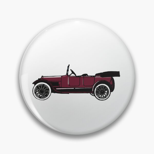 Artikelvorschau, Rote Oldtimer im Retro-Stil – Klassische Oldtimer entworfen und verkauft von Becky-Poppins.