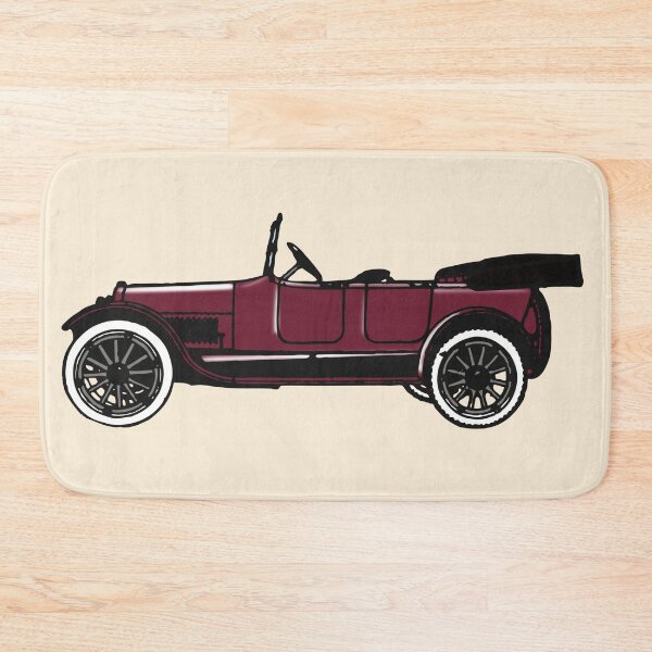 Item preview, Red Automobile Retro Oldtimers - Vintage Classic Cars designed and sold by Becky-Poppins.