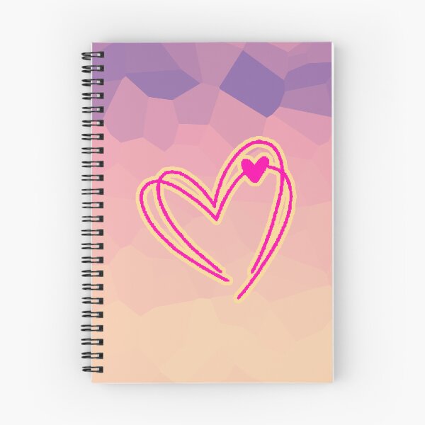 Item preview, Neon Heart Pink Yellow Gradient Polygonal Love Gift designed and sold by AstronautMerch.