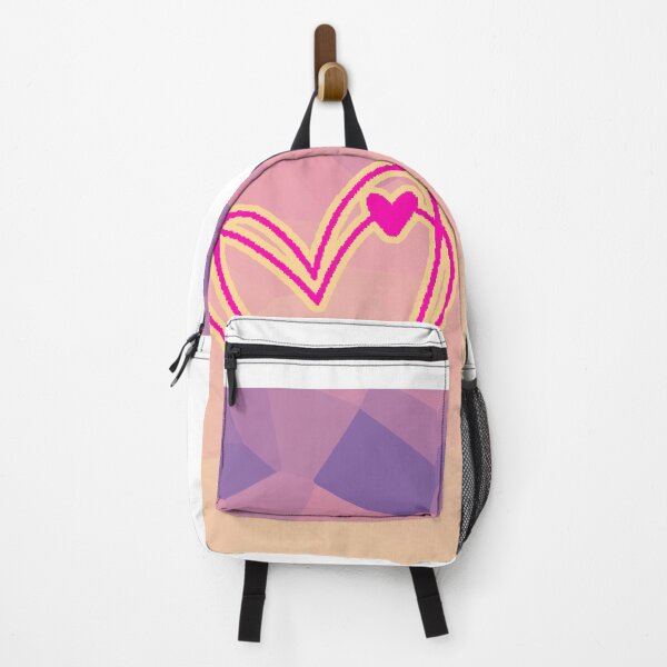 Item preview, Neon Heart Pink Yellow Gradient Polygonal Love Gift designed and sold by AstronautMerch.