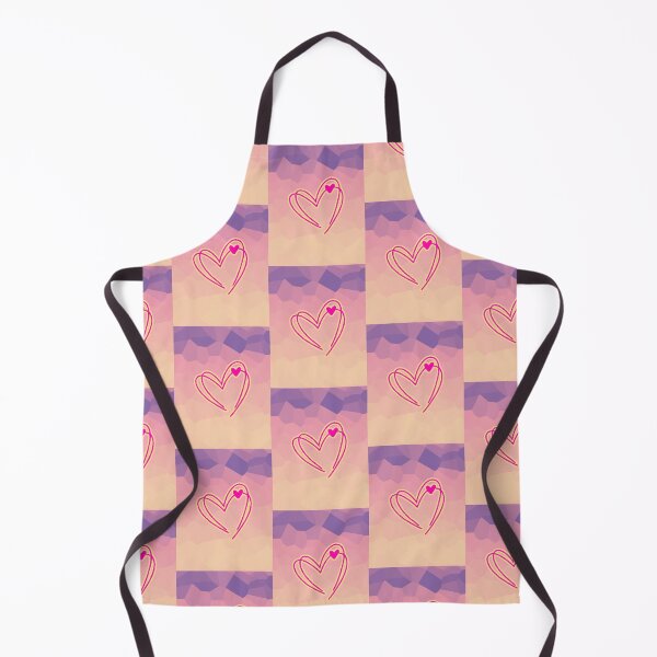 Item preview, Neon Heart Pink Yellow Gradient Polygonal Love Gift designed and sold by AstronautMerch.